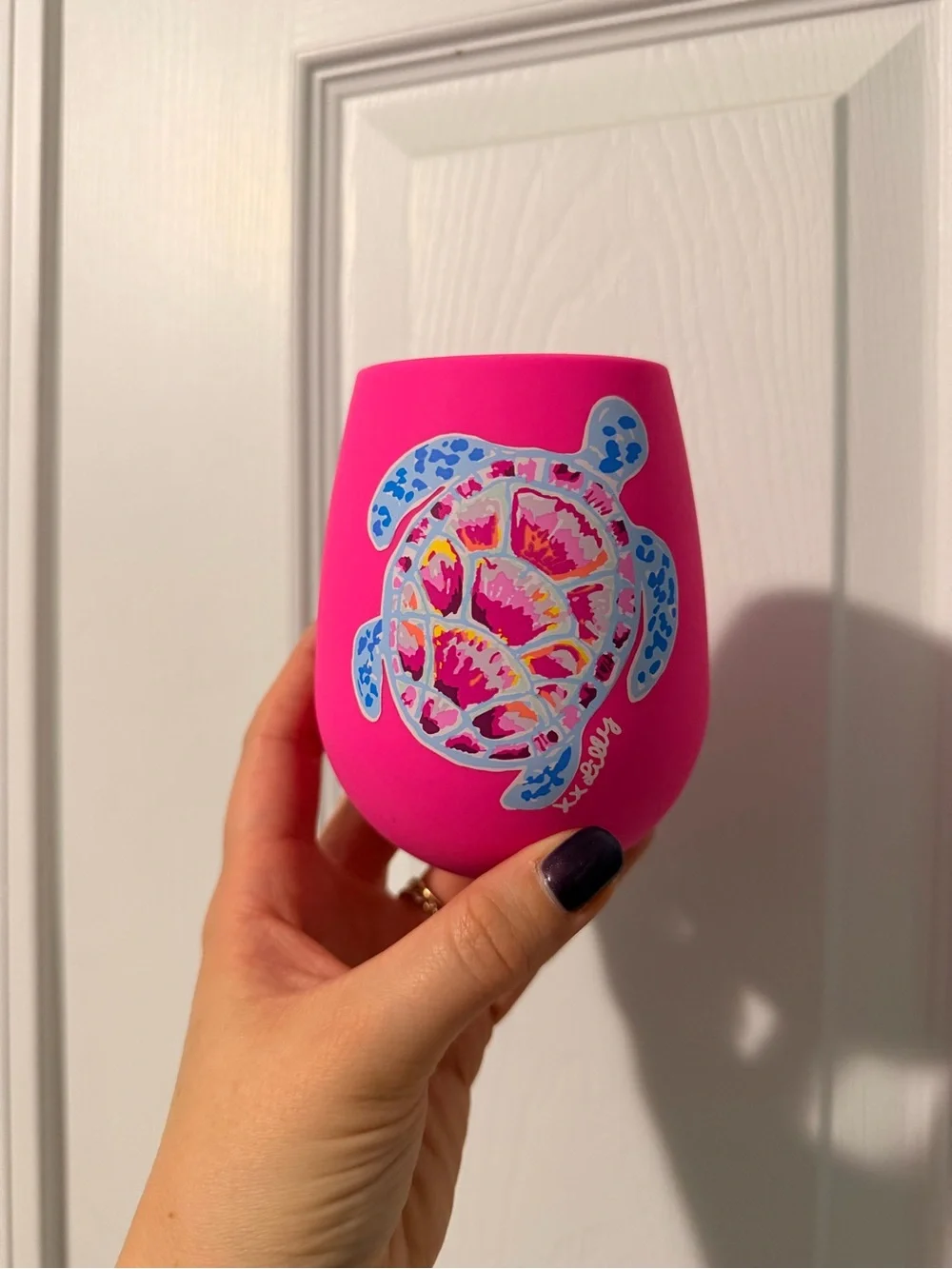 Lilly Pulitzer Silicone Wine Glass